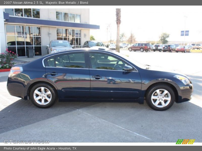 Majestic Blue Metallic / Blond 2007 Nissan Altima 2.5 SL