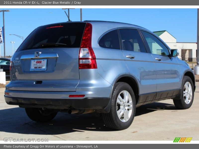 Glacier Blue Metallic / Gray 2011 Honda CR-V EX-L