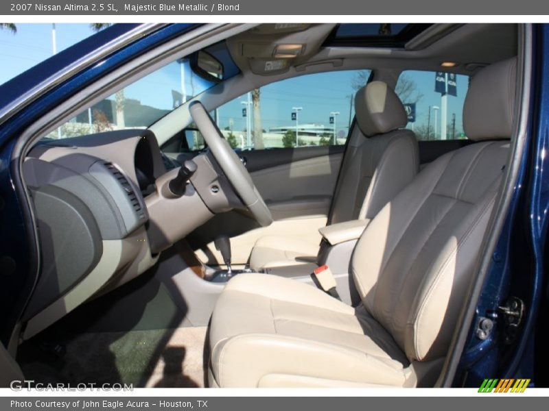 Majestic Blue Metallic / Blond 2007 Nissan Altima 2.5 SL