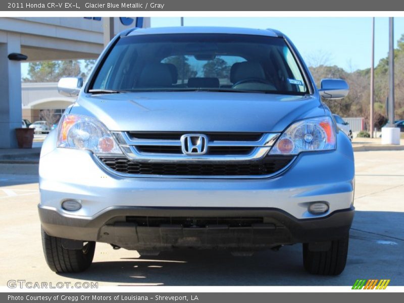 Glacier Blue Metallic / Gray 2011 Honda CR-V EX-L