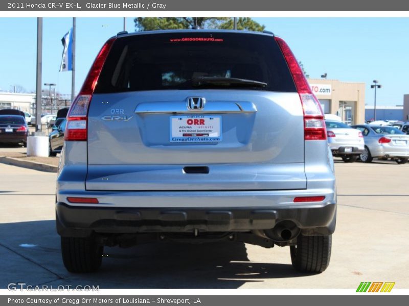 Glacier Blue Metallic / Gray 2011 Honda CR-V EX-L