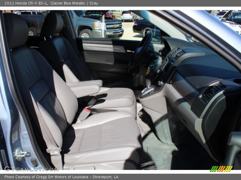 Glacier Blue Metallic / Gray 2011 Honda CR-V EX-L