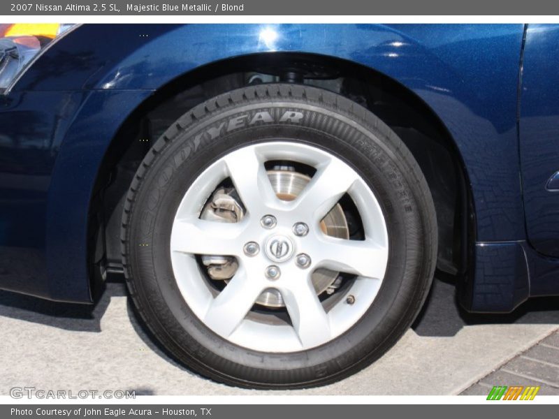 Majestic Blue Metallic / Blond 2007 Nissan Altima 2.5 SL