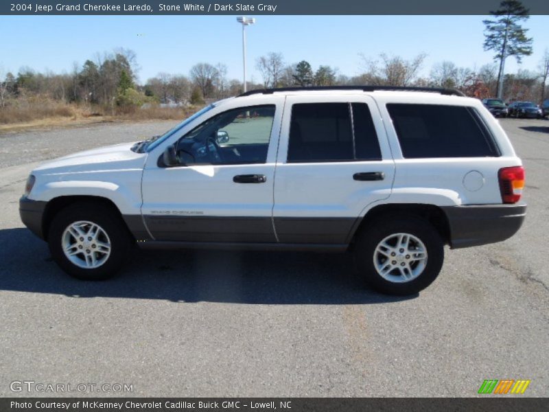 Stone White / Dark Slate Gray 2004 Jeep Grand Cherokee Laredo