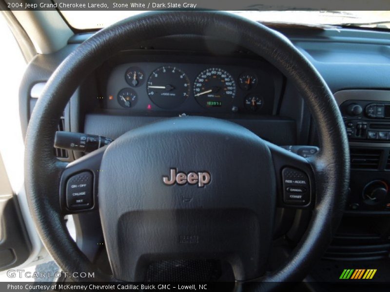 Stone White / Dark Slate Gray 2004 Jeep Grand Cherokee Laredo