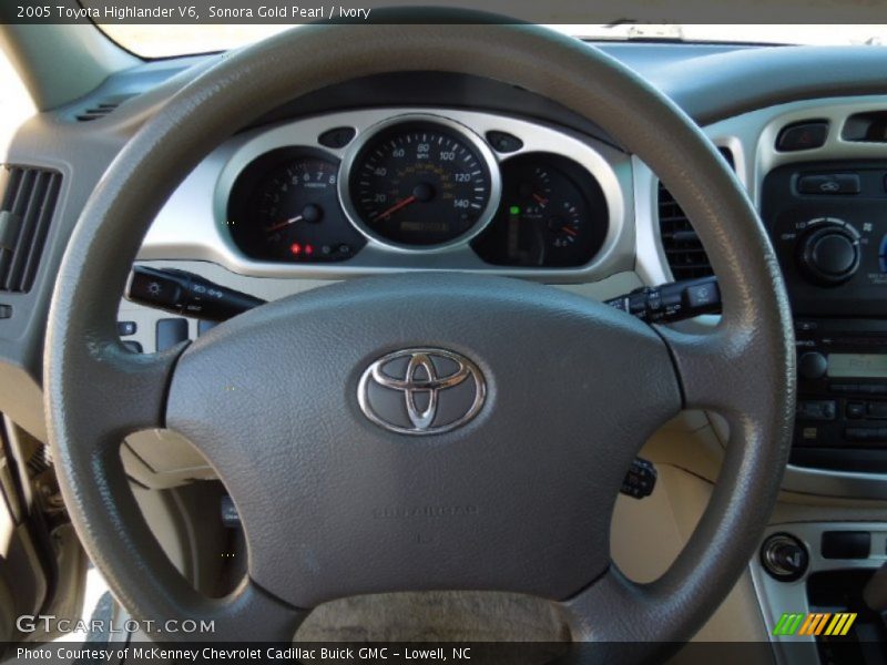 Sonora Gold Pearl / Ivory 2005 Toyota Highlander V6