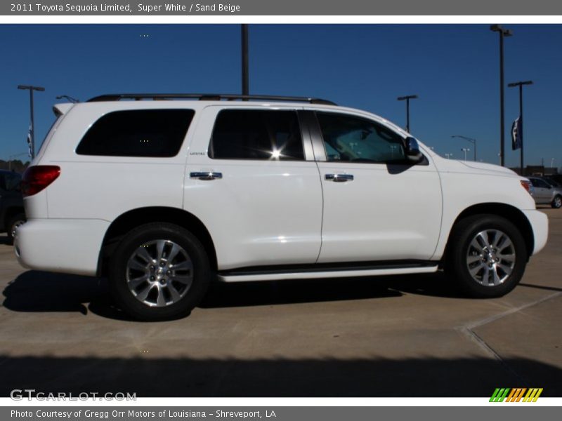 Super White / Sand Beige 2011 Toyota Sequoia Limited