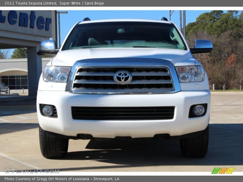 Super White / Sand Beige 2011 Toyota Sequoia Limited
