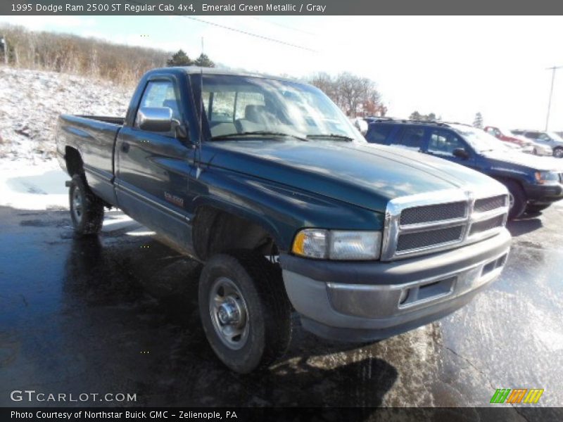 Emerald Green Metallic / Gray 1995 Dodge Ram 2500 ST Regular Cab 4x4