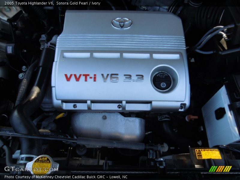 Sonora Gold Pearl / Ivory 2005 Toyota Highlander V6