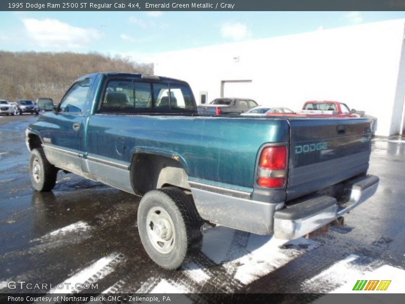 Emerald Green Metallic / Gray 1995 Dodge Ram 2500 ST Regular Cab 4x4