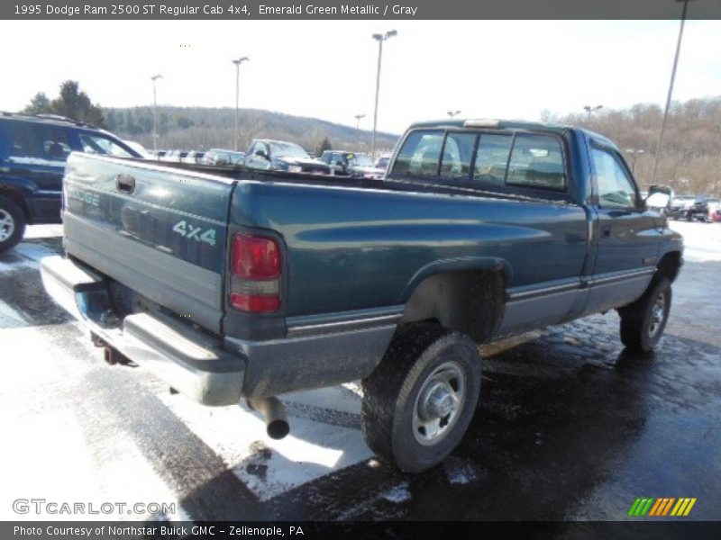 Emerald Green Metallic / Gray 1995 Dodge Ram 2500 ST Regular Cab 4x4