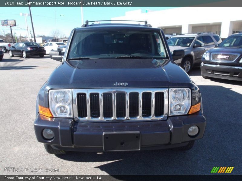 Modern Blue Pearl / Dark Slate Gray 2010 Jeep Commander Sport 4x4
