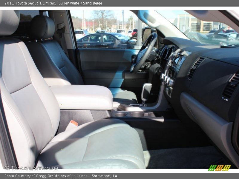 Super White / Sand Beige 2011 Toyota Sequoia Limited