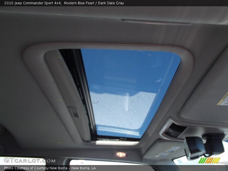 Modern Blue Pearl / Dark Slate Gray 2010 Jeep Commander Sport 4x4