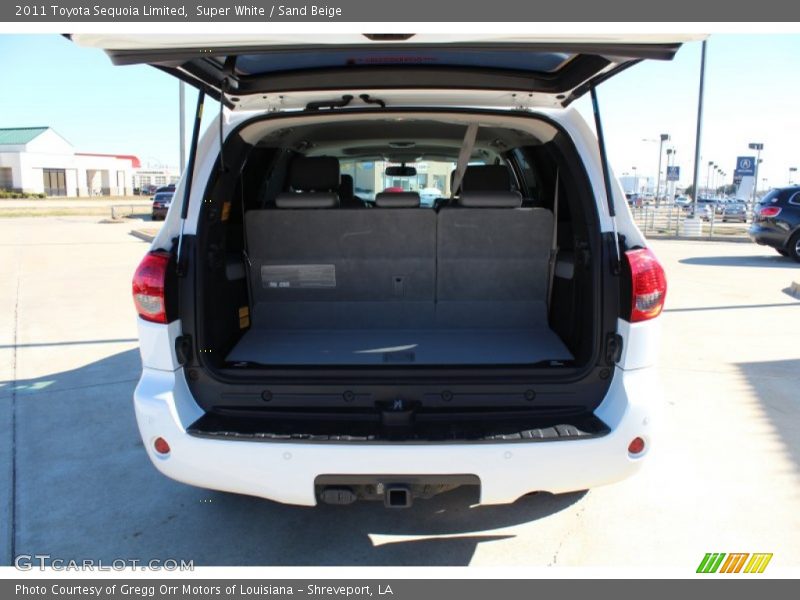 Super White / Sand Beige 2011 Toyota Sequoia Limited