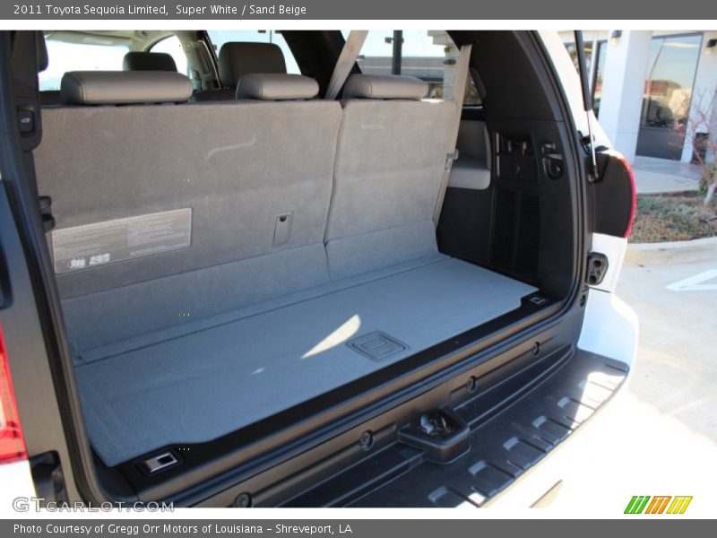 Super White / Sand Beige 2011 Toyota Sequoia Limited