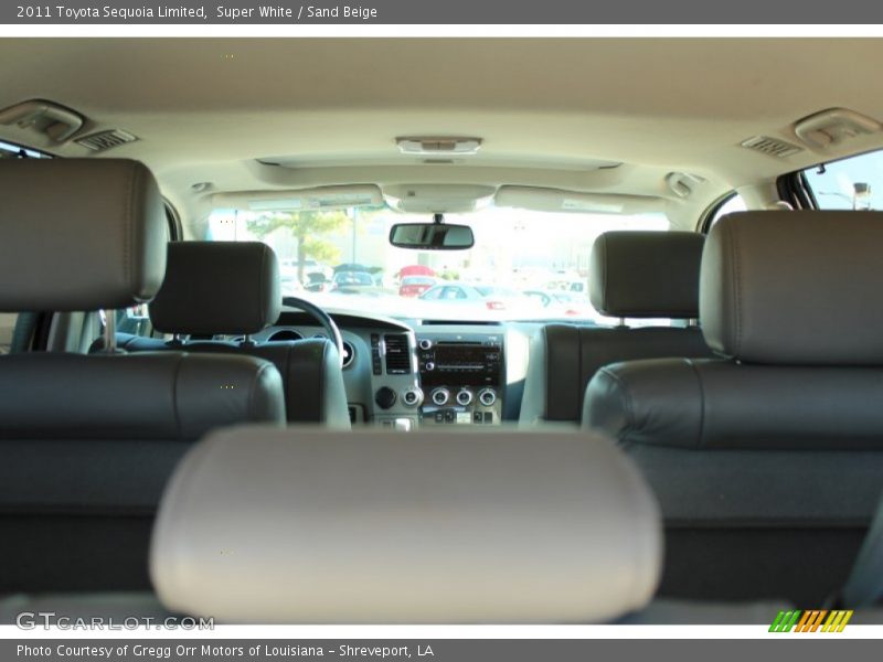 Super White / Sand Beige 2011 Toyota Sequoia Limited