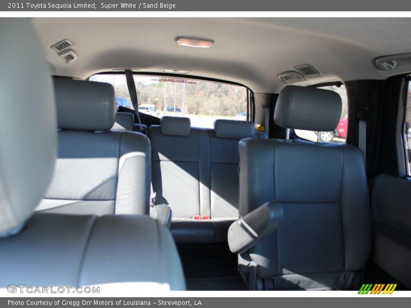 Super White / Sand Beige 2011 Toyota Sequoia Limited