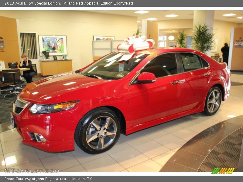 Milano Red / Special Edition Ebony/Red 2013 Acura TSX Special Edition