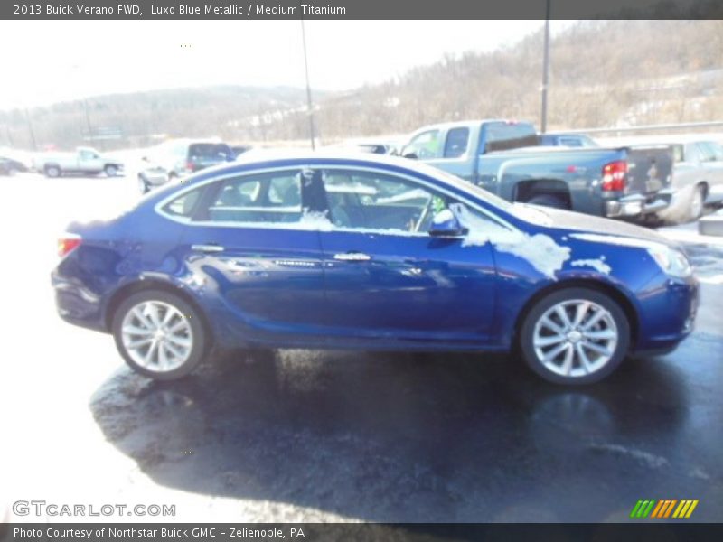 Luxo Blue Metallic / Medium Titanium 2013 Buick Verano FWD