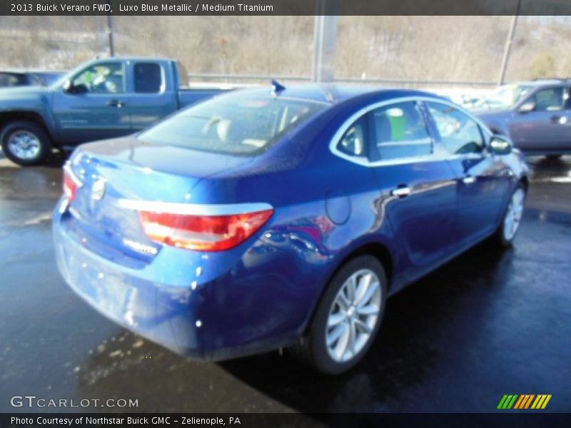 Luxo Blue Metallic / Medium Titanium 2013 Buick Verano FWD