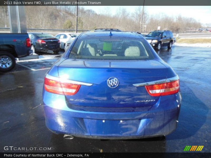 Luxo Blue Metallic / Medium Titanium 2013 Buick Verano FWD