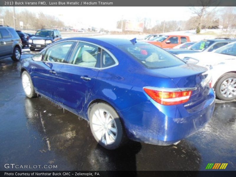 Luxo Blue Metallic / Medium Titanium 2013 Buick Verano FWD