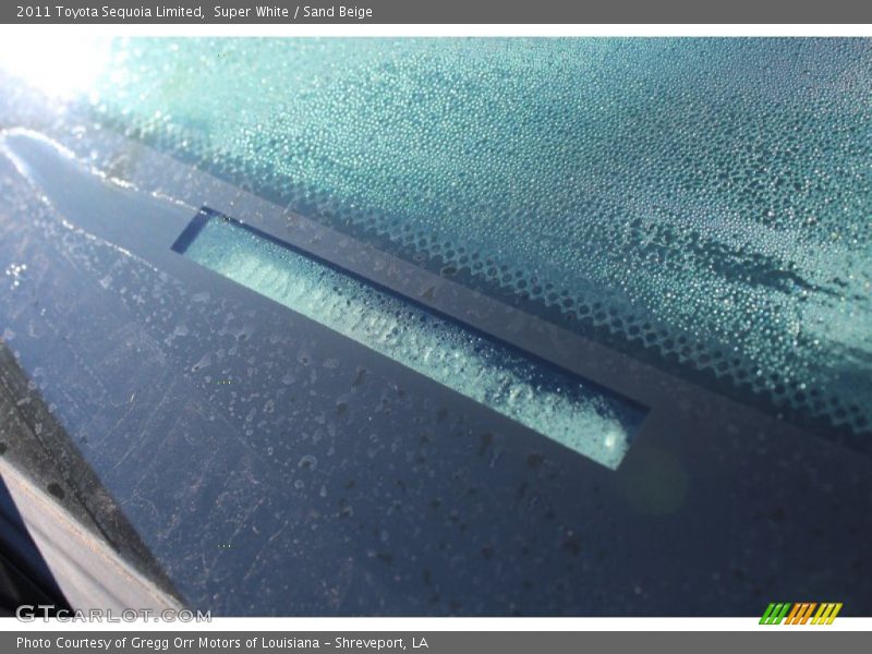 Super White / Sand Beige 2011 Toyota Sequoia Limited