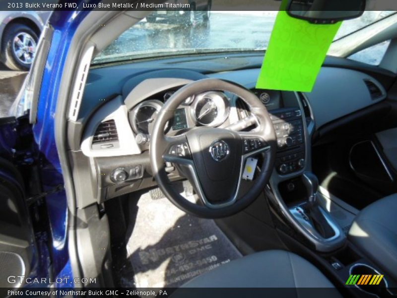 Luxo Blue Metallic / Medium Titanium 2013 Buick Verano FWD