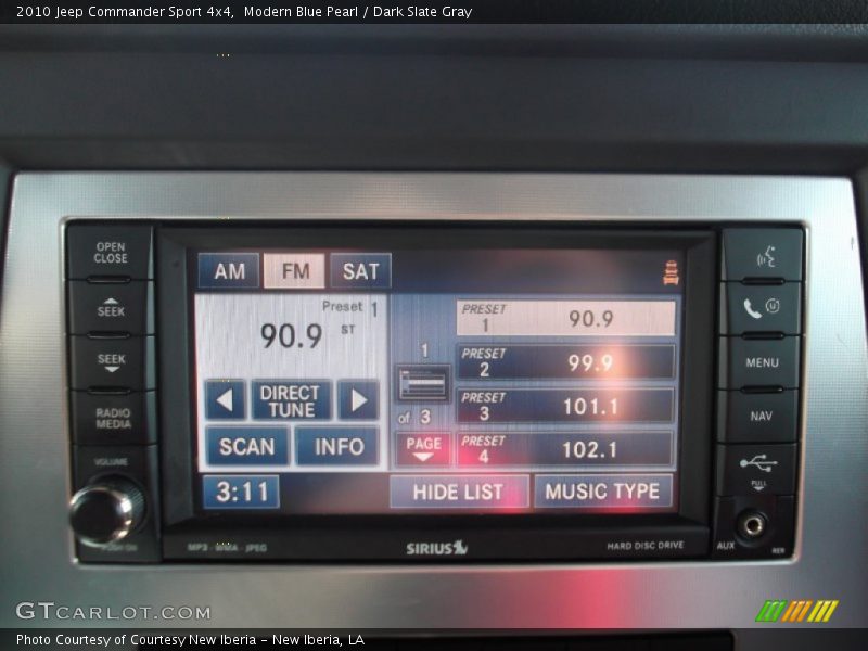 Modern Blue Pearl / Dark Slate Gray 2010 Jeep Commander Sport 4x4