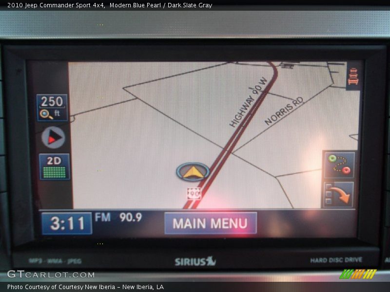 Modern Blue Pearl / Dark Slate Gray 2010 Jeep Commander Sport 4x4