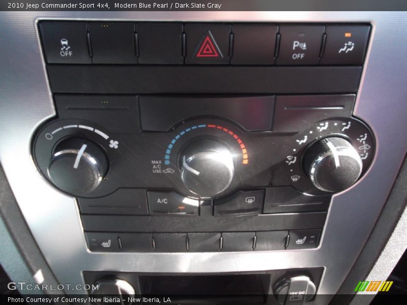 Modern Blue Pearl / Dark Slate Gray 2010 Jeep Commander Sport 4x4