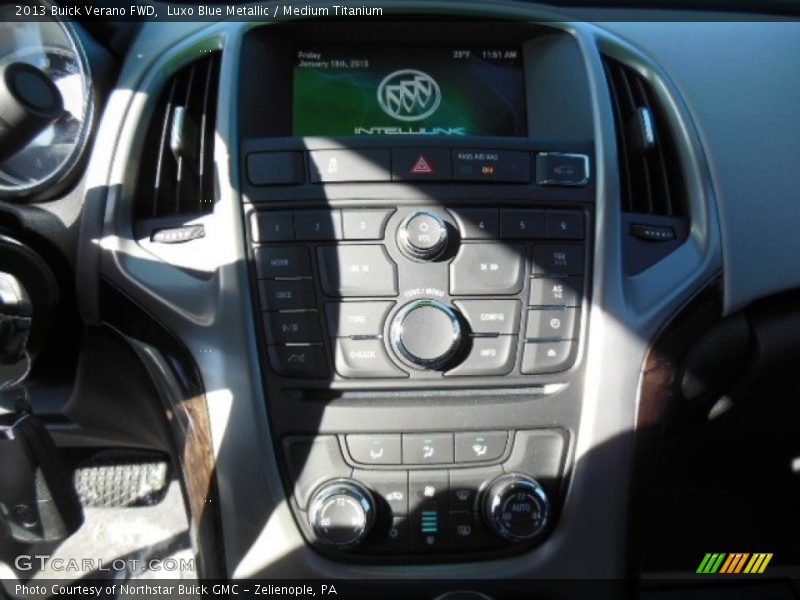 Luxo Blue Metallic / Medium Titanium 2013 Buick Verano FWD