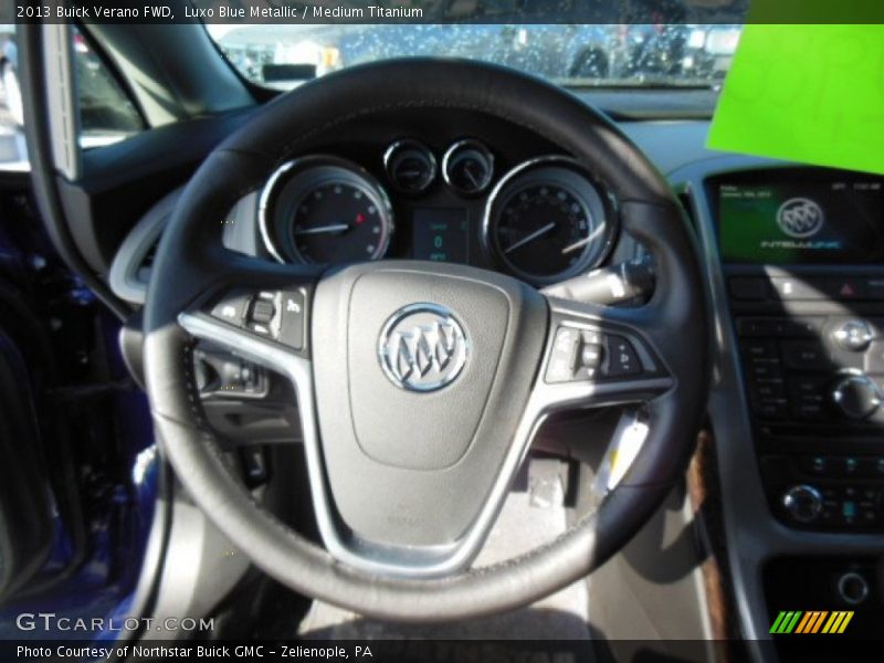 Luxo Blue Metallic / Medium Titanium 2013 Buick Verano FWD