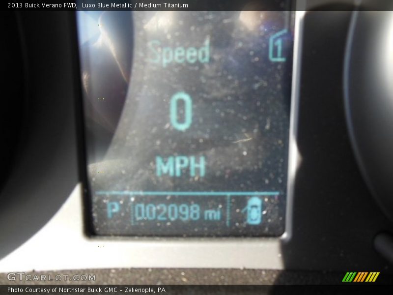 Luxo Blue Metallic / Medium Titanium 2013 Buick Verano FWD