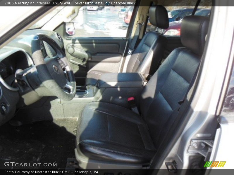 Silver Birch Metallic / Charcoal Black 2006 Mercury Mountaineer Luxury AWD