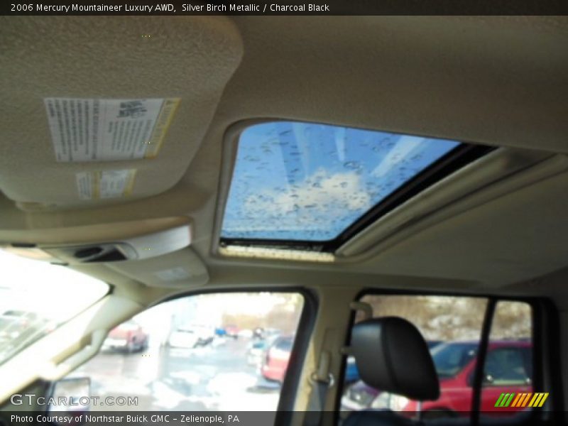 Silver Birch Metallic / Charcoal Black 2006 Mercury Mountaineer Luxury AWD