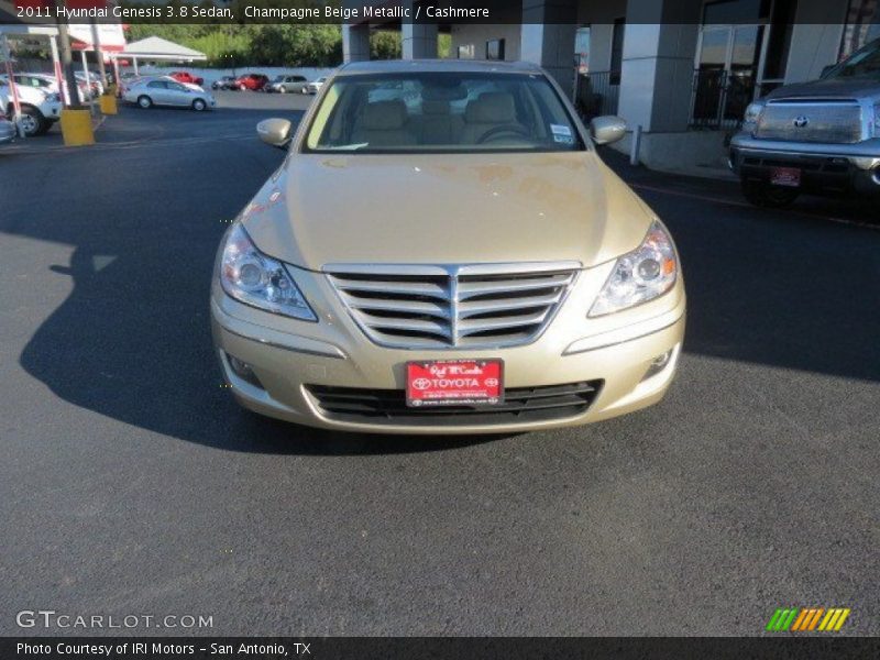 Champagne Beige Metallic / Cashmere 2011 Hyundai Genesis 3.8 Sedan