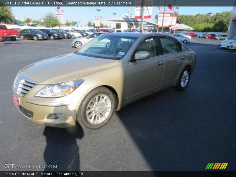 Champagne Beige Metallic / Cashmere 2011 Hyundai Genesis 3.8 Sedan