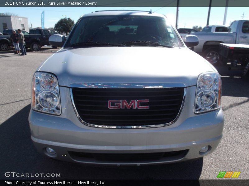 Pure Silver Metallic / Ebony 2011 GMC Yukon SLT