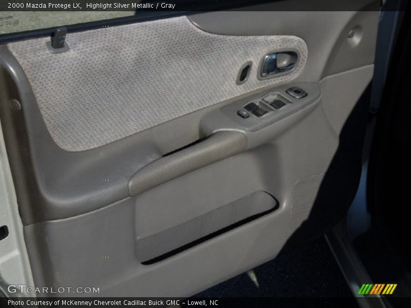 Highlight Silver Metallic / Gray 2000 Mazda Protege LX