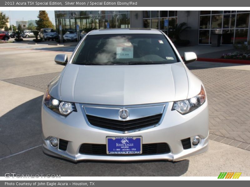 Silver Moon / Special Edition Ebony/Red 2013 Acura TSX Special Edition