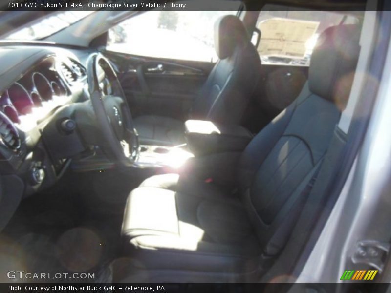 Champagne Silver Metallic / Ebony 2013 GMC Yukon SLT 4x4