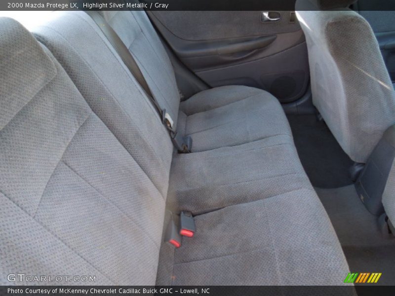 Highlight Silver Metallic / Gray 2000 Mazda Protege LX
