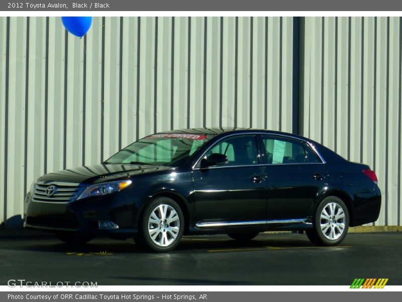 Black / Black 2012 Toyota Avalon