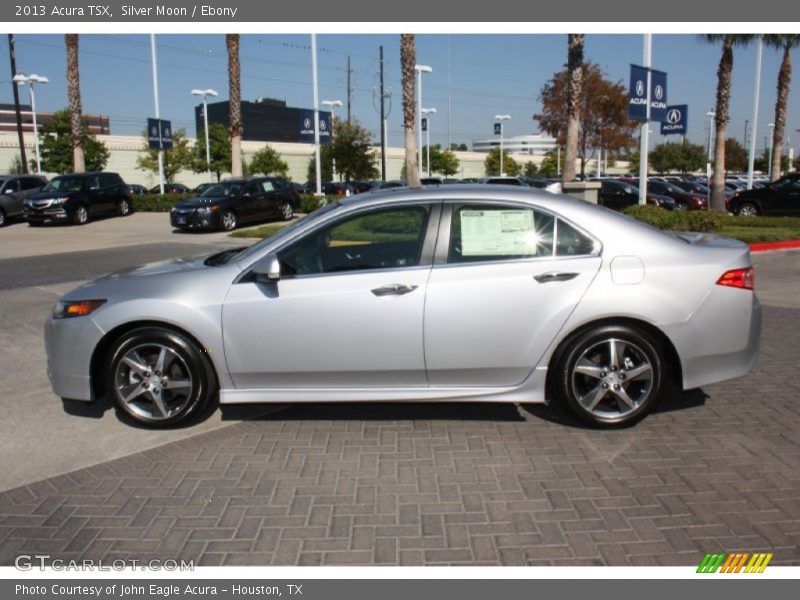 Silver Moon / Ebony 2013 Acura TSX