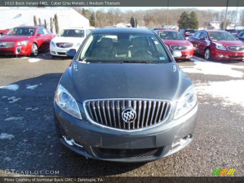 Cyber Gray Metallic / Medium Titanium 2013 Buick Verano FWD