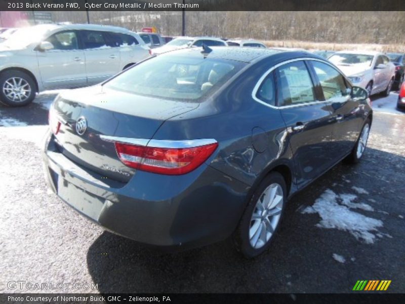 Cyber Gray Metallic / Medium Titanium 2013 Buick Verano FWD