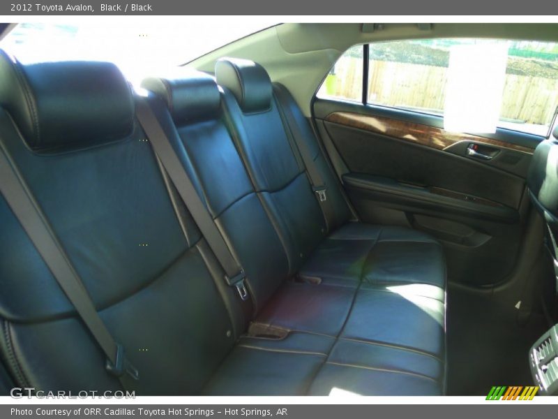Black / Black 2012 Toyota Avalon